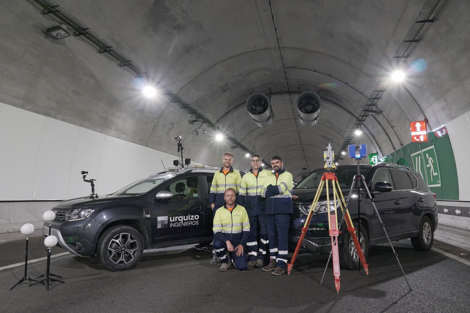 Escaneo de túneles Urquizo Ingenieros